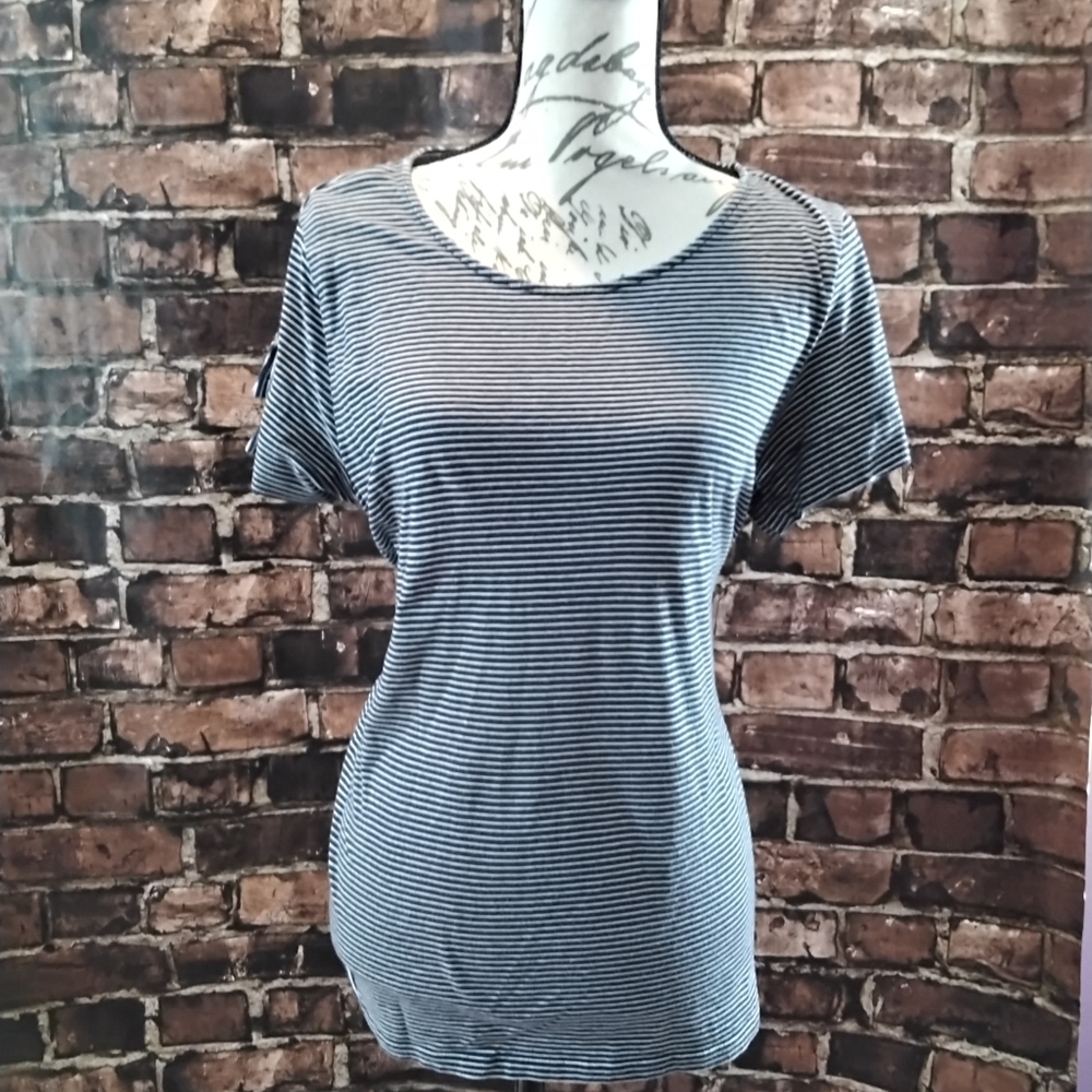Womens Banana Republic Striped Tshirt XL